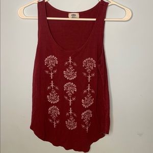 Old Navy Burgundy Tank Top